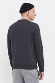 Кофта Superdry чоловіча колір сірий з принтом (3675649)