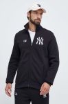 Кофта 47brand MLB New York Yankees чоловіча колір чорний з аплікацією