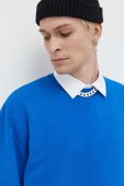Кофта Karl Lagerfeld Jeans чоловіча  з принтом колір блакитний (3485485)