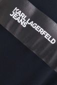 Кофта Karl Lagerfeld Jeans чоловіча колір чорний з принтом (3563907)