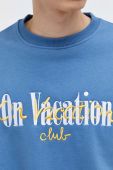 Кофта On Vacation чоловіча  з аплікацією колір блакитний