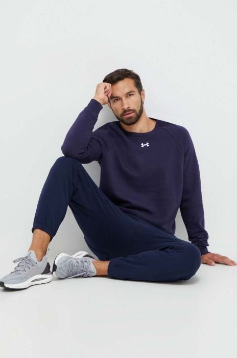 Кофта Under Armour чоловіча колір синій однотонна (3532978)