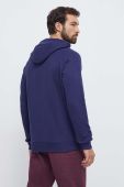 Кофта Under Armour чоловіча колір синій з капюшоном однотонна (3629319)