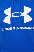 Кофта Under Armour чоловіча з капюшоном з принтом колір блакитний