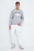 Кофта Reebok Classic чоловіча колір сірий з аплікацією