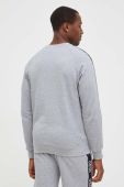 Бавовняна кофта лаунж HUGO колір сірий з аплікацією (3500068)
