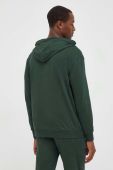 Кофта лаунж HUGO колір зелений з капюшоном однотонна (3500089)