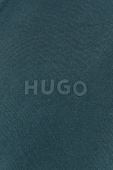 Кофта HUGO чоловіча колір зелений з аплікацією