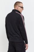 Кофта HUGO чоловіча колір чорний з аплікацією (3675667)