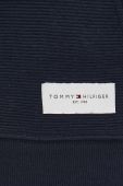 Бавовняна кофта лаунж Tommy Hilfiger колір синій з капюшоном з аплікацією (3570913)