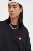 Бавовняна кофта Iceberg чоловіча колір чорний з аплікацією (3445486)