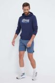 Кофта Ellesse чоловіча колір синій з капюшоном з принтом