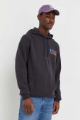 Кофта Rip Curl чоловіча колір чорний з капюшоном з принтом (3527506)