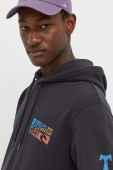 Кофта Rip Curl чоловіча колір чорний з капюшоном з принтом (3527506)