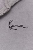 Кофта Karl Kani чоловіча колір сірий з капюшоном з принтом
