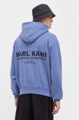 Кофта Karl Kani чоловіча з капюшоном з принтом колір блакитний