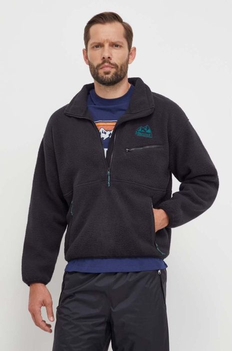 Спортивна кофта Marmot ’94 E.C.O. колір чорний з аплікацією