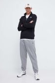 Кофта Reebok чоловіча колір чорний з принтом (3541051)