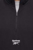 Кофта Reebok чоловіча колір чорний з аплікацією