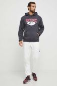 Кофта Reebok Classic чоловіча колір сірий з капюшоном з аплікацією (3567030)