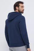 Кофта Rossignol чоловіча колір синій з капюшоном однотонна