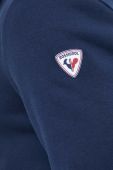 Кофта Rossignol чоловіча колір синій з капюшоном однотонна