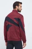 Кофта Reebok Identity Vector колір бордовий візерунок