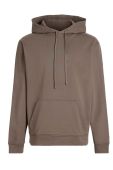 Бавовняна кофта AllSaints MG079Z TIERRA OTH HOODY чоловіча колір коричневий з капюшоном з принтом