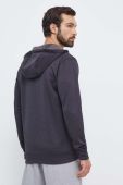 Кофта Burton чоловіча колір сірий з капюшоном однотонна