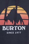 Кофта Burton чоловіча колір чорний з капюшоном з принтом (3624983)
