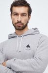 Кофта Burton чоловіча колір сірий з капюшоном меланж