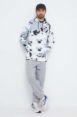 Кофта Burton чоловіча колір білий з капюшоном візерунок