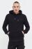 Кофта Superdry чоловіча колір чорний з капюшоном однотонна (3675685)