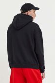 Кофта On Vacation колір чорний з капюшоном з аплікацією