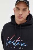 Кофта Vertere Berlin колір чорний з капюшоном з аплікацією