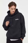 Кофта Vertere Berlin колір чорний з капюшоном з принтом (3621344)