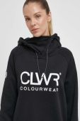 Спортивна кофта Colourwear Bowl Hood 2.0 колір чорний з капюшоном з принтом