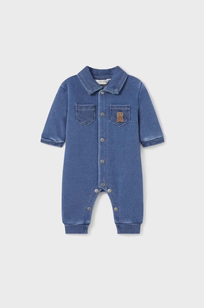 Дитячі повзунки Mayoral Newborn колір темно-синій (3644715)