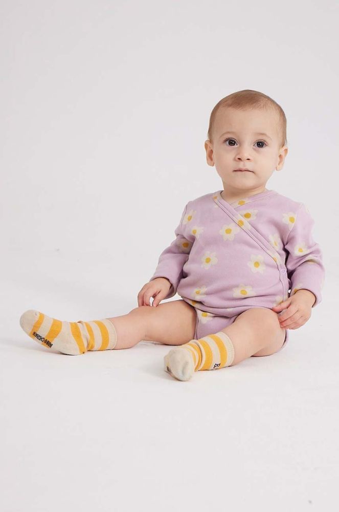 Боді для немовлят Bobo Choses колір фіолетовий (3477016)