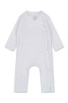 Бавовняний ромпер для немовлят Konges Sl?jd колір білий (3590825)
