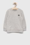 Дитяча бавовняна кофта Tommy Hilfiger колір сірий з аплікацією (3324649)