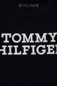Дитячий бавовняний лонгслів Tommy Hilfiger колір чорний з принтом (3485534)