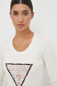 Лонгслів Guess жіночий колір бежевий (3527726)