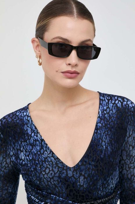 Боді Guess колір синій візерунок