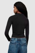 Лонгслів AllSaints HALLIE жіночий колір чорний