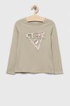 Дитячий лонгслів Guess колір зелений (3321962)