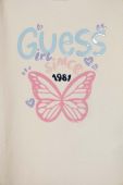 Дитячий лонгслів Guess колір бежевий (3625027)