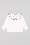 Дитяча блузка zippy колір білий (3688395)