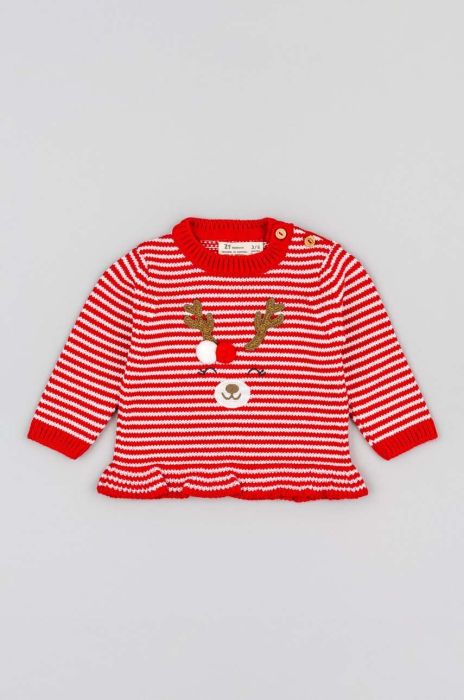 Светр для немовлят zippy колір червоний