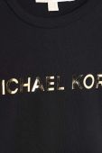 Дитячий лонгслів Michael Kors колір чорний з принтом (3423951)
